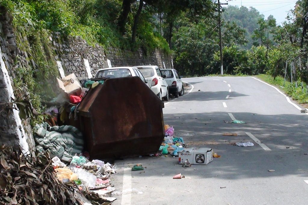 Garbage piles spill into traffic lanes across four South-West states