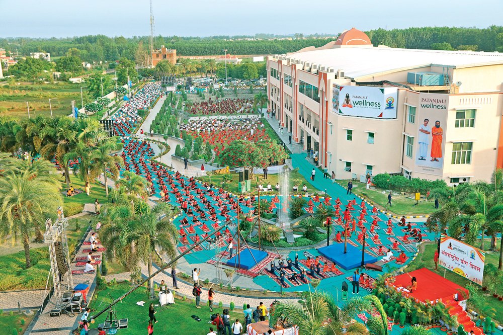 Yoga instructor Ravi Kumar leads International Yoga Day event at Zirakpur school