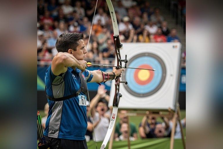 Record Scores Mark Asian Games Archery Qualifiers Opening in Okazaki