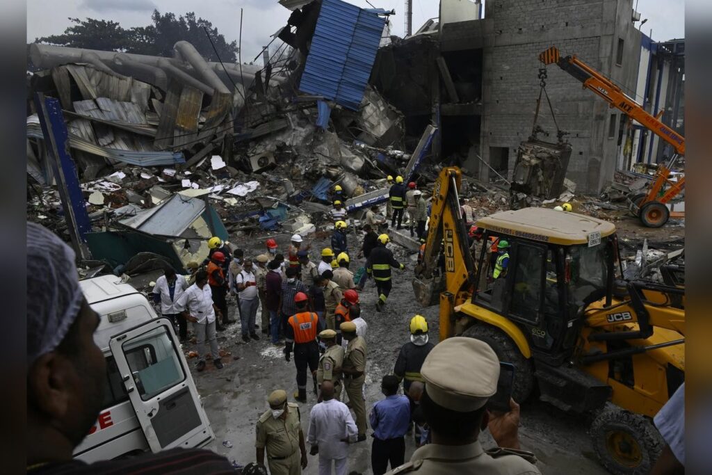 India Pharma Blast Kills Injures Workers