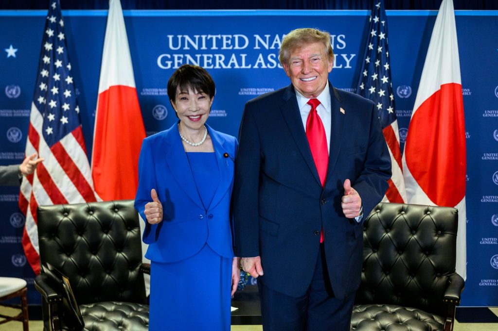 Japan PM Takaichi Meets Trump at UNGA on Korea, Ukraine
